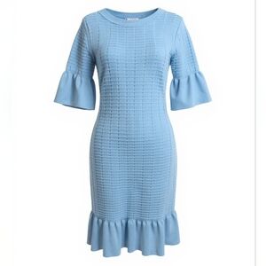 MOVING SALE!  Michael Kors Pointelle Knit Bell Sleeve Dress Size S